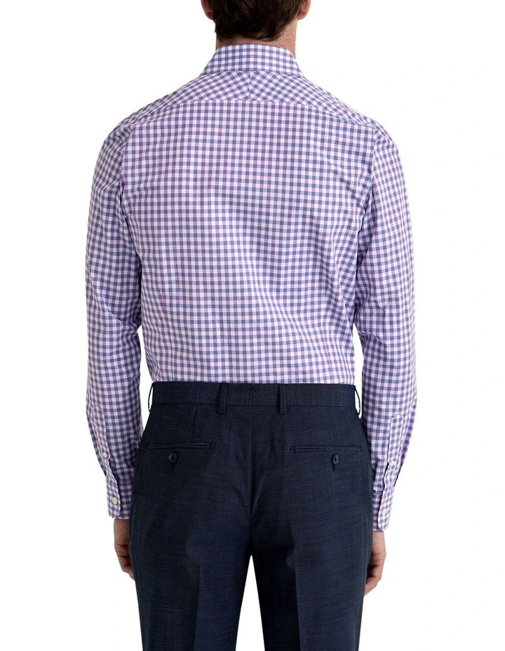 Beckton Check Shirt in Lilac image 3