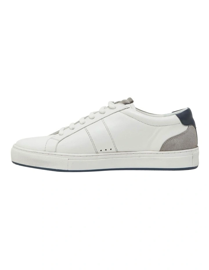 Matteo Leather Sneaker in White image 2