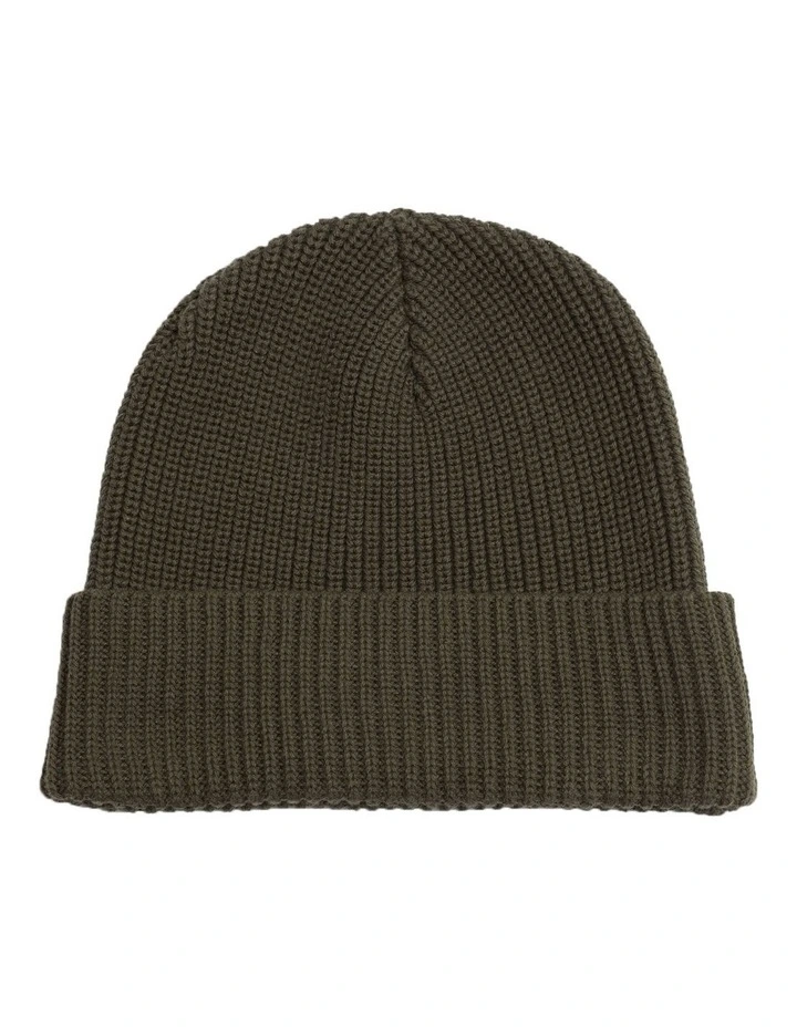 Ruben Knit Beanie in Green Dark image 1