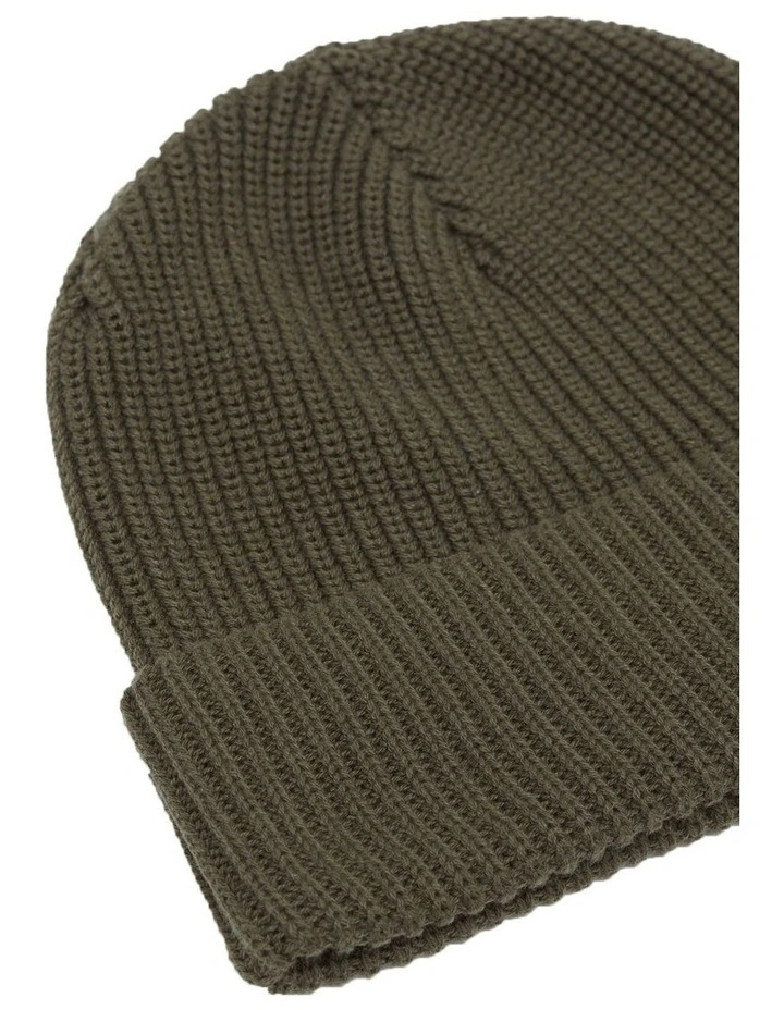 Ruben Knit Beanie in Green Dark image 2