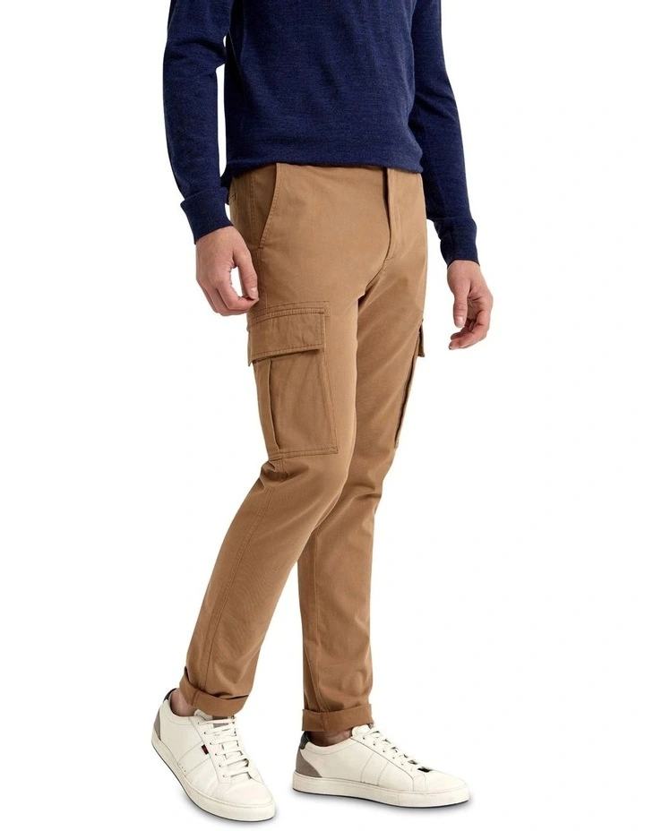 Carl Cargo Pants in Caramel image 2