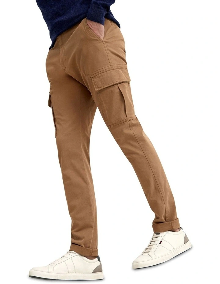 Carl Cargo Pants in Caramel image 4