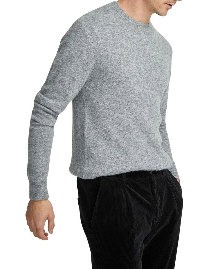 Arthur Crew Neck Knit Top in Grey image 2