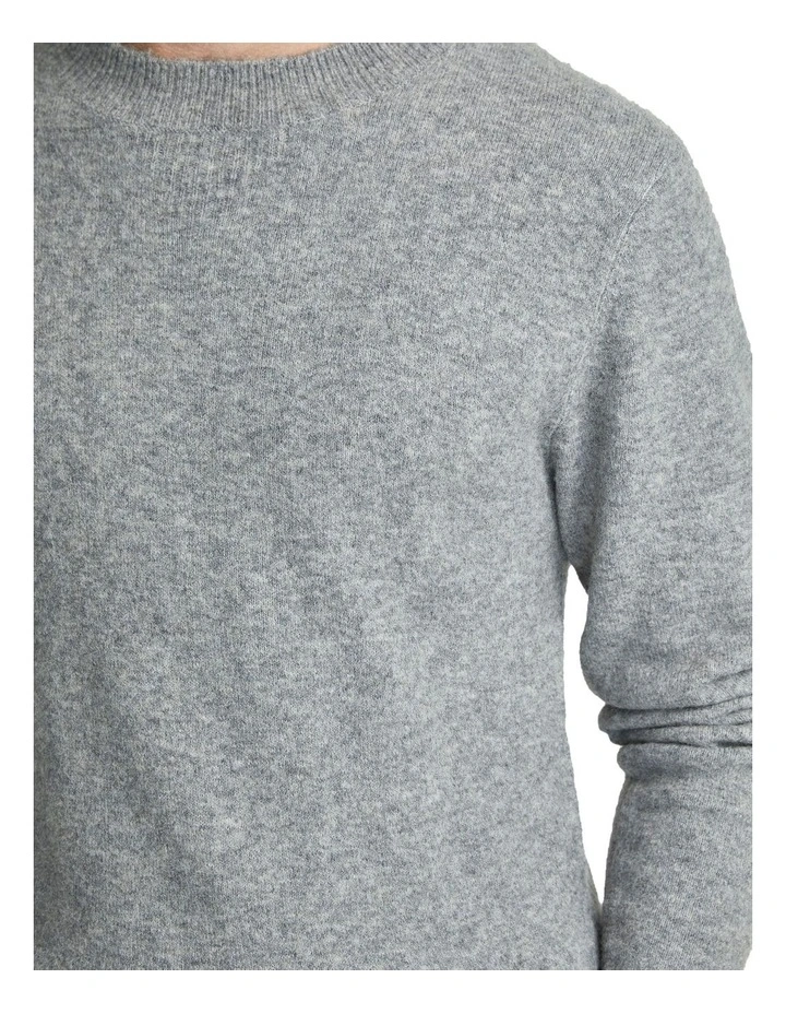 Arthur Crew Neck Knit Top in Grey image 6