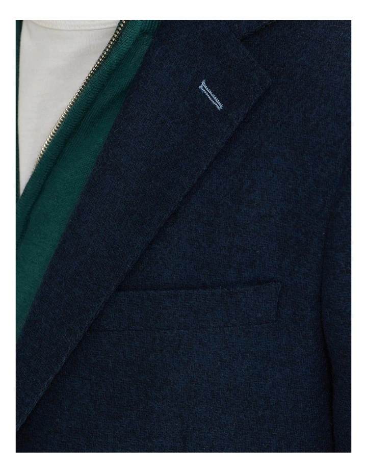 Blake Wool Rich Blazer in Navy image 5