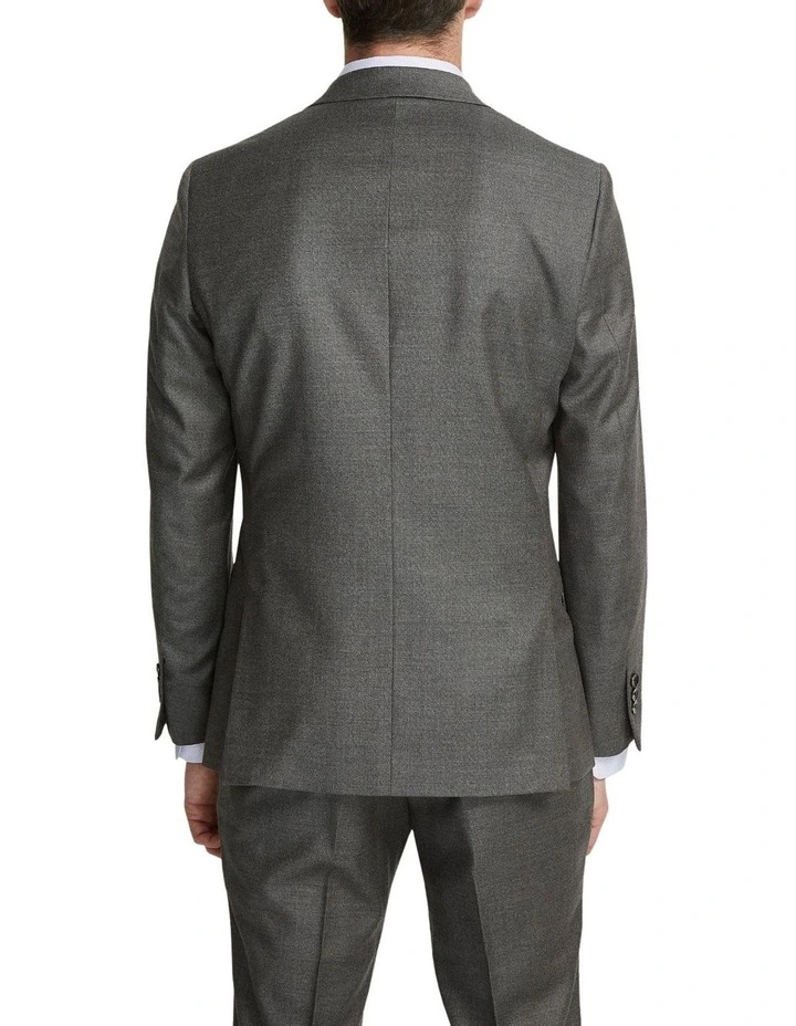 New Hopkins Wool Suit Jacket in Ash image 3