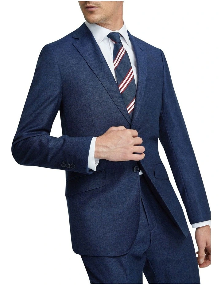 New Hopkins Wool Suit Jacket in Blue image 3