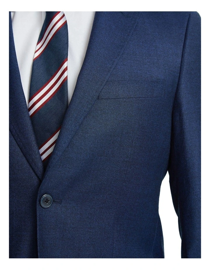 New Hopkins Wool Suit Jacket in Blue image 5