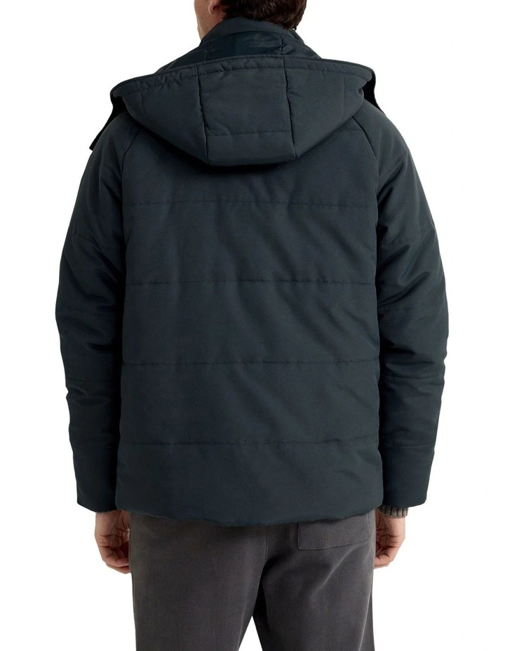 Leo Eco Filling Puffer Jacket in Charcoal image 3