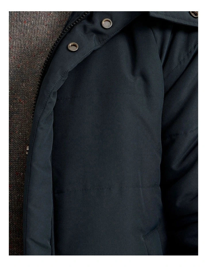 Leo Eco Filling Puffer Jacket in Charcoal image 6