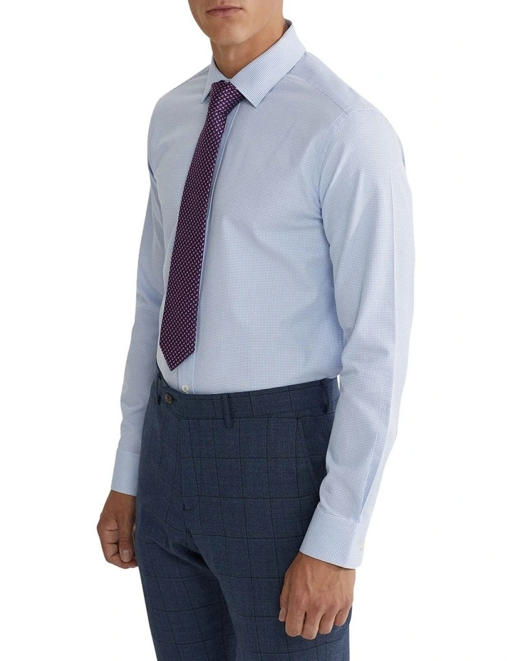 Beckton Dobby Shirt in Blue image 2