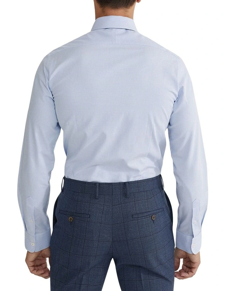 Beckton Dobby Shirt in Blue image 3