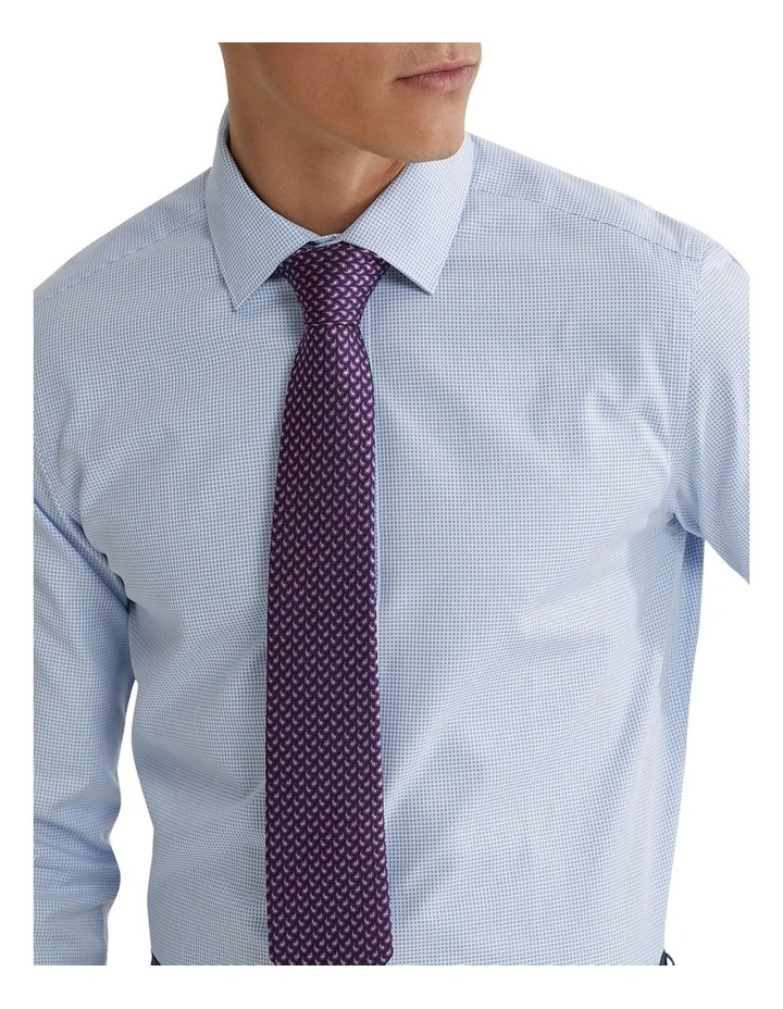 Beckton Dobby Shirt in Blue image 4