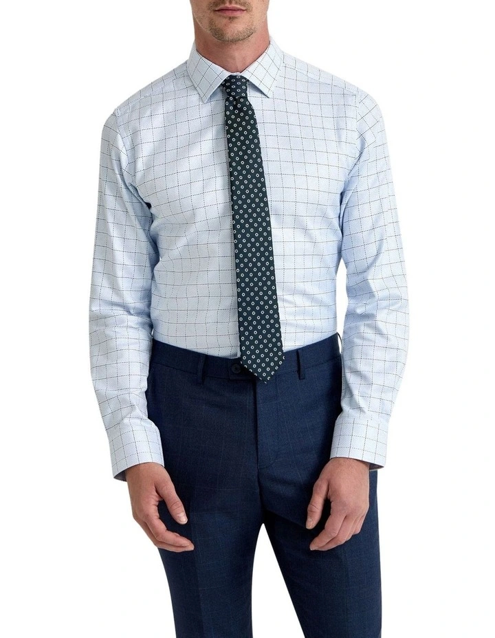 Beckton Luxury Check Shirt in Blue image 1