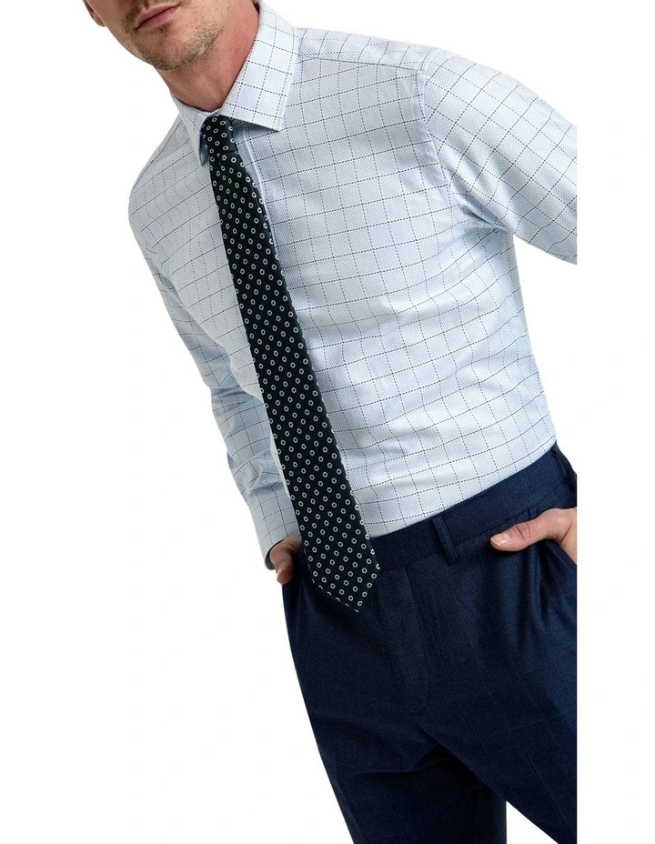 Beckton Luxury Check Shirt in Blue image 4