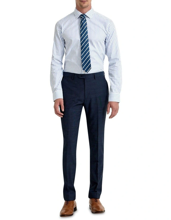 Beckton Stripe Dobby Shirt in Sky image 1