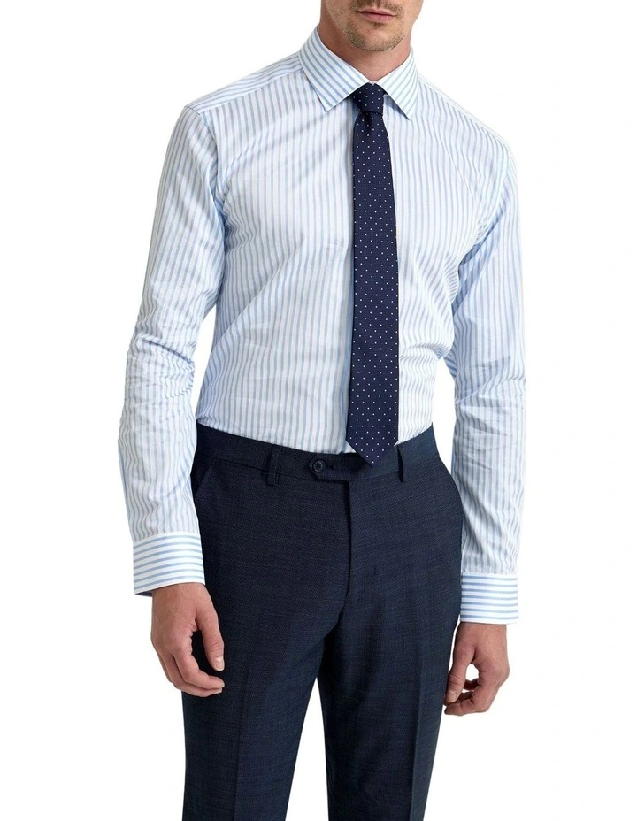 Islington Stripe Shirt in Sky image 1