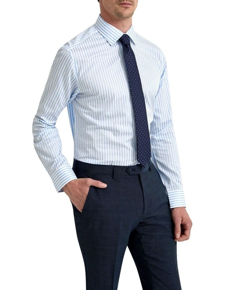 Islington Stripe Shirt in Sky image 2