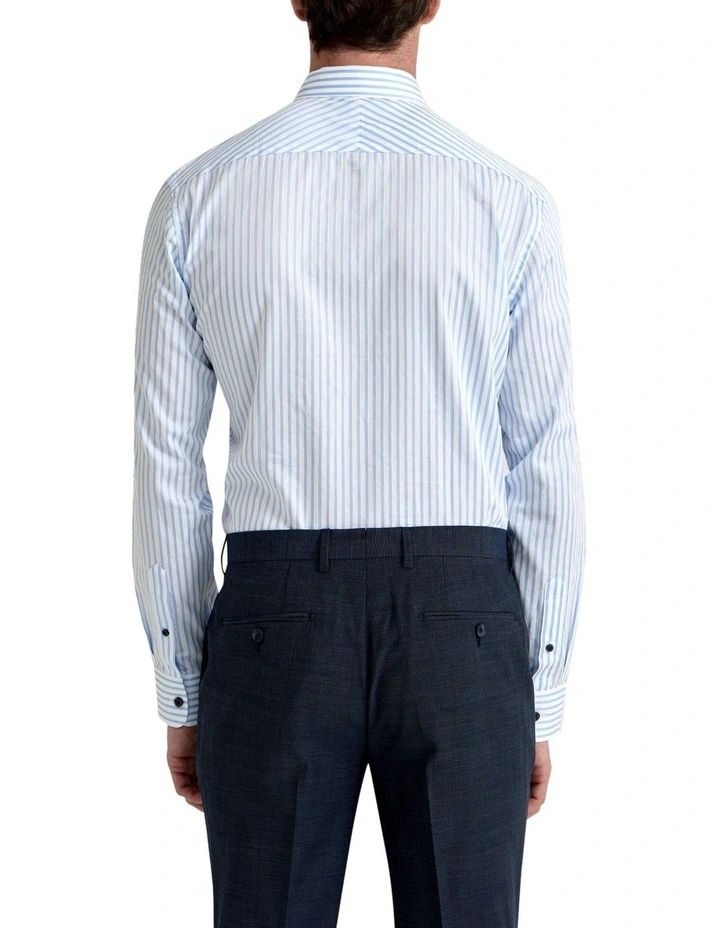 Islington Stripe Shirt in Sky image 3