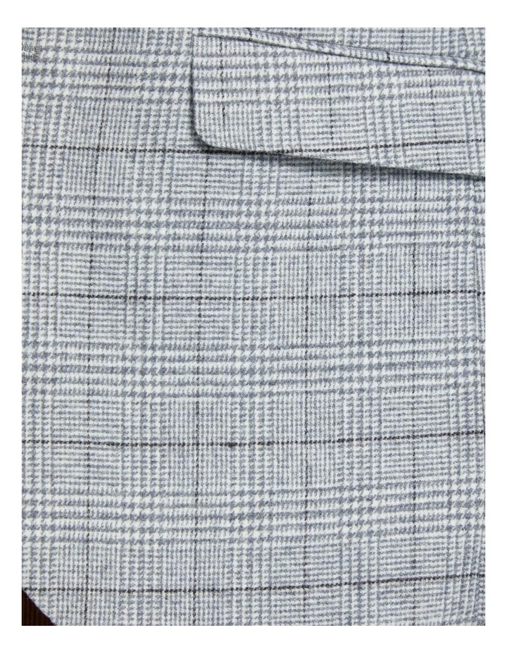 Blake Wool Blend Check Blazer in Grey image 7