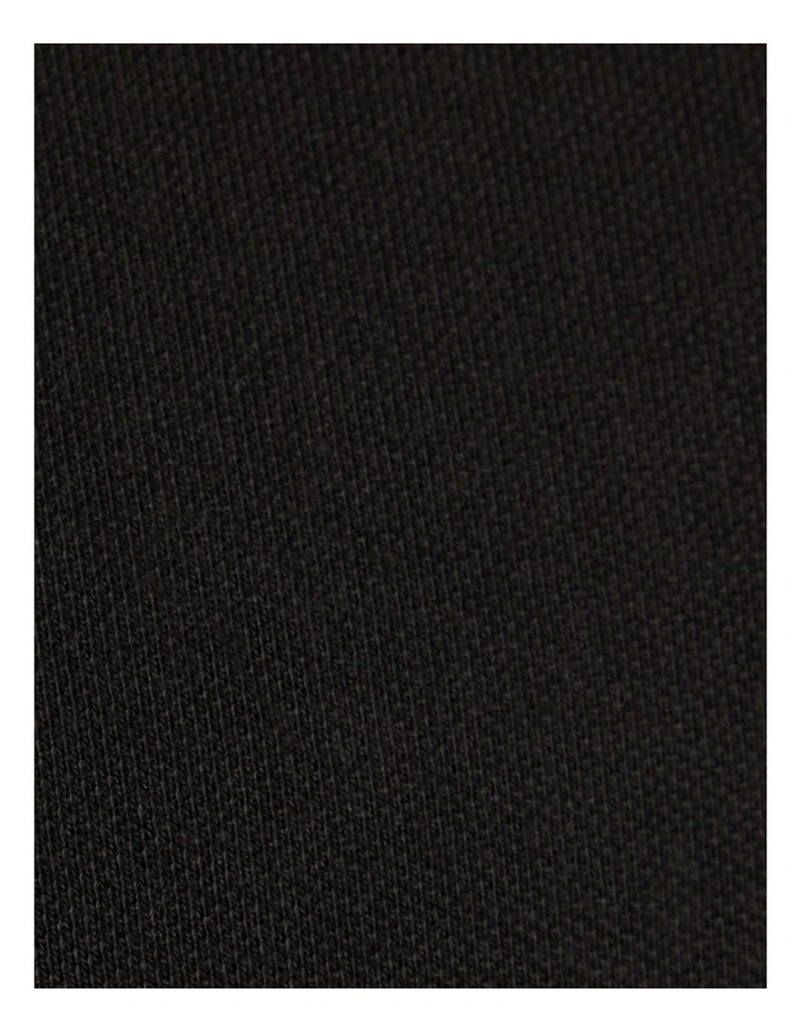Huxlie Splice Polo Shirt in Black image 5