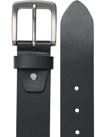 Morgan Genuine Leather Belt in Black