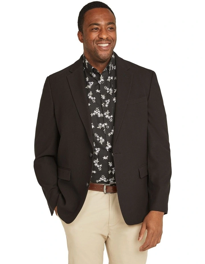 Rafferty Textured Blazer in Black image 1