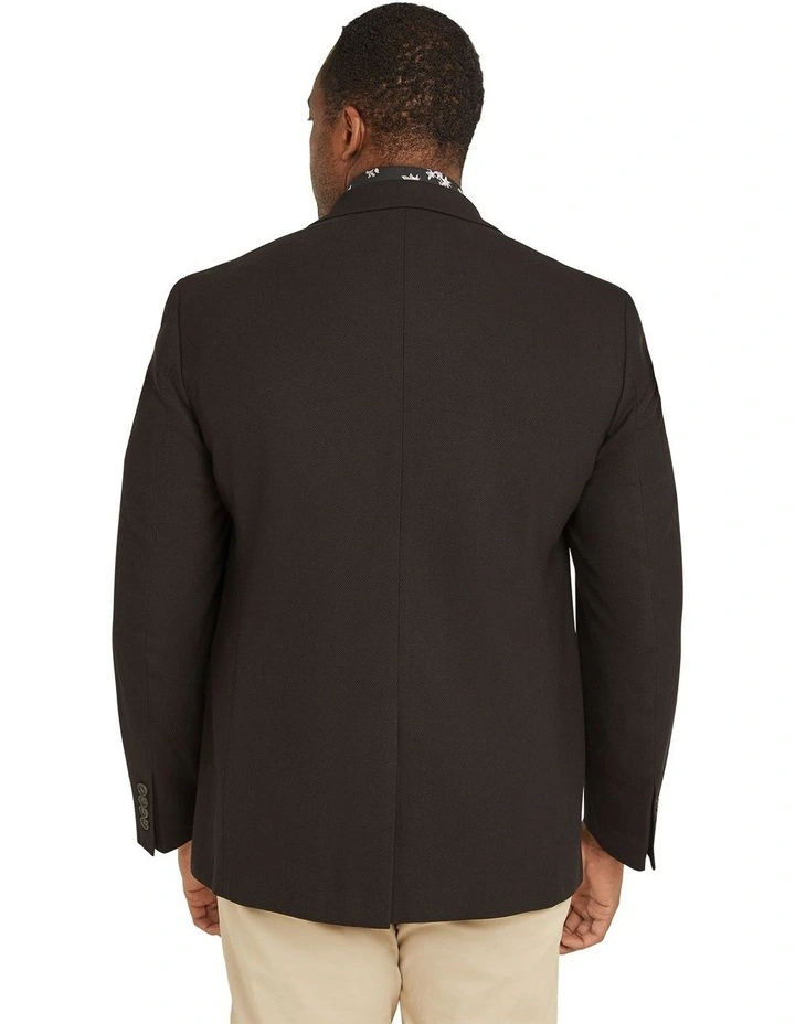Rafferty Textured Blazer in Black image 3