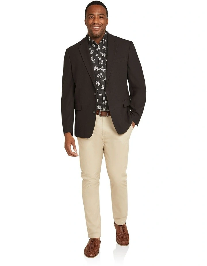 Rafferty Textured Blazer in Black image 6