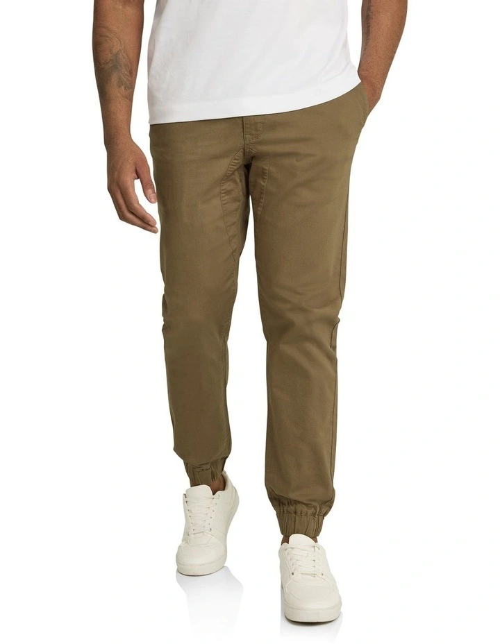 Comfort Knit Jogger in Taupe image 1