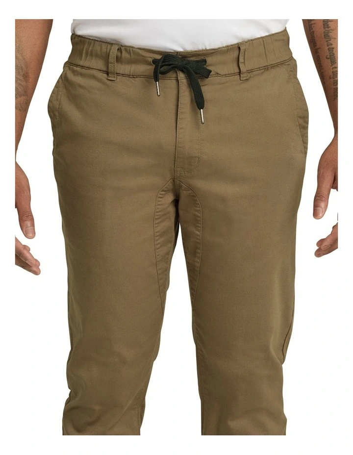 Comfort Knit Jogger in Taupe image 3