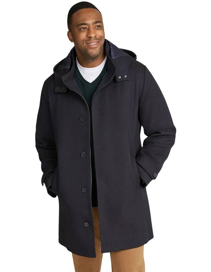 Nathan Hood Coat in Navy image 1