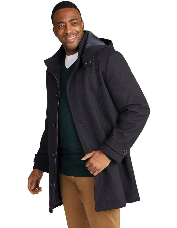 Nathan Hood Coat in Navy image 2