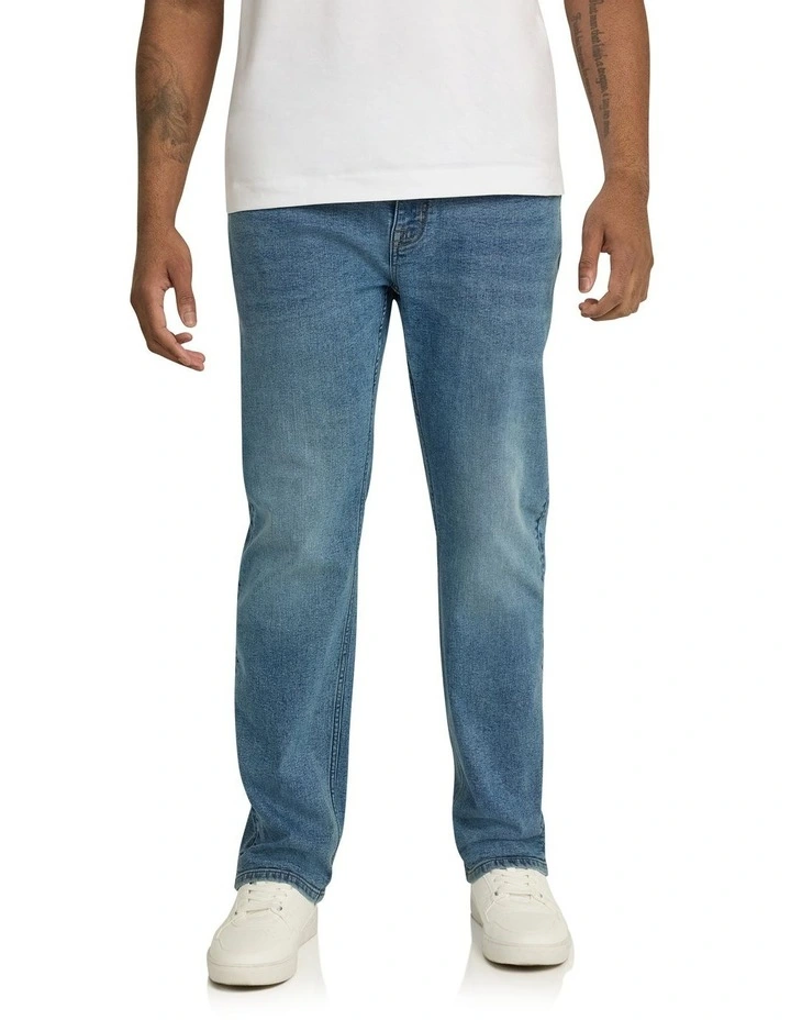 Isaac Regular Jean in Mid Wash image 1