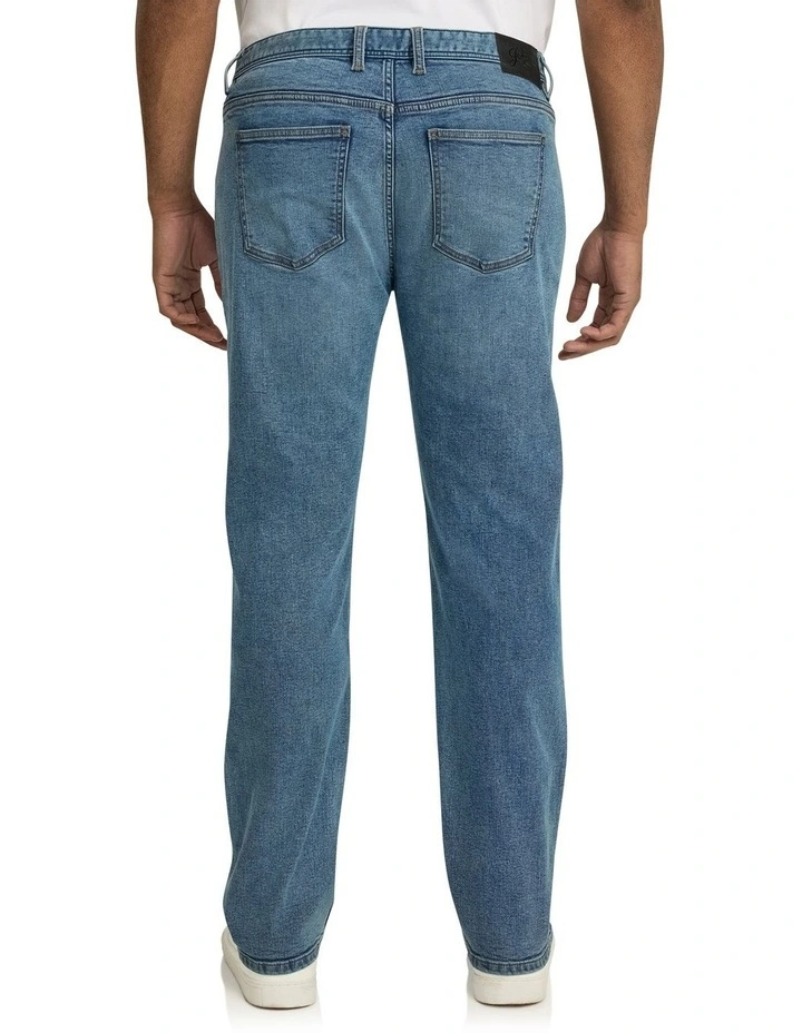 Isaac Regular Jean in Mid Wash image 2