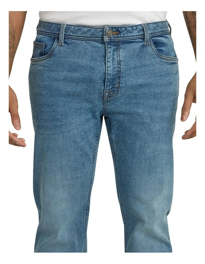Isaac Regular Jean in Mid Wash image 3