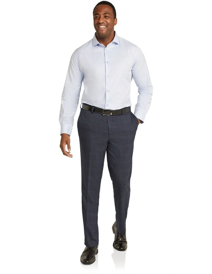 Bronson Check Dress Pant in Navy image 4