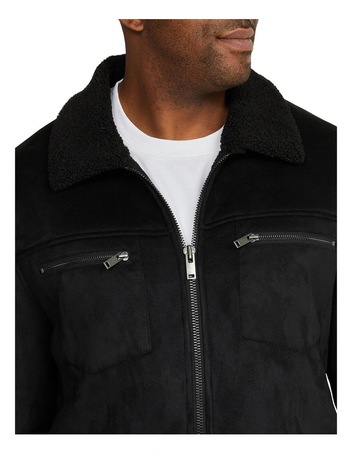 Kilmer Flying Jacket in Black image 3