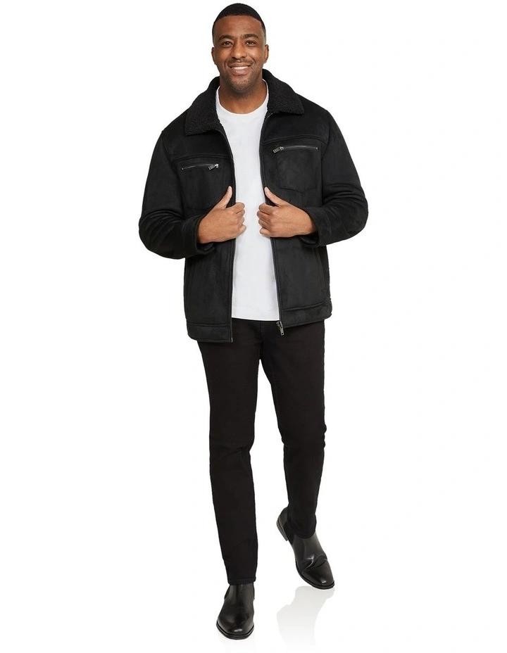 Kilmer Flying Jacket in Black image 4