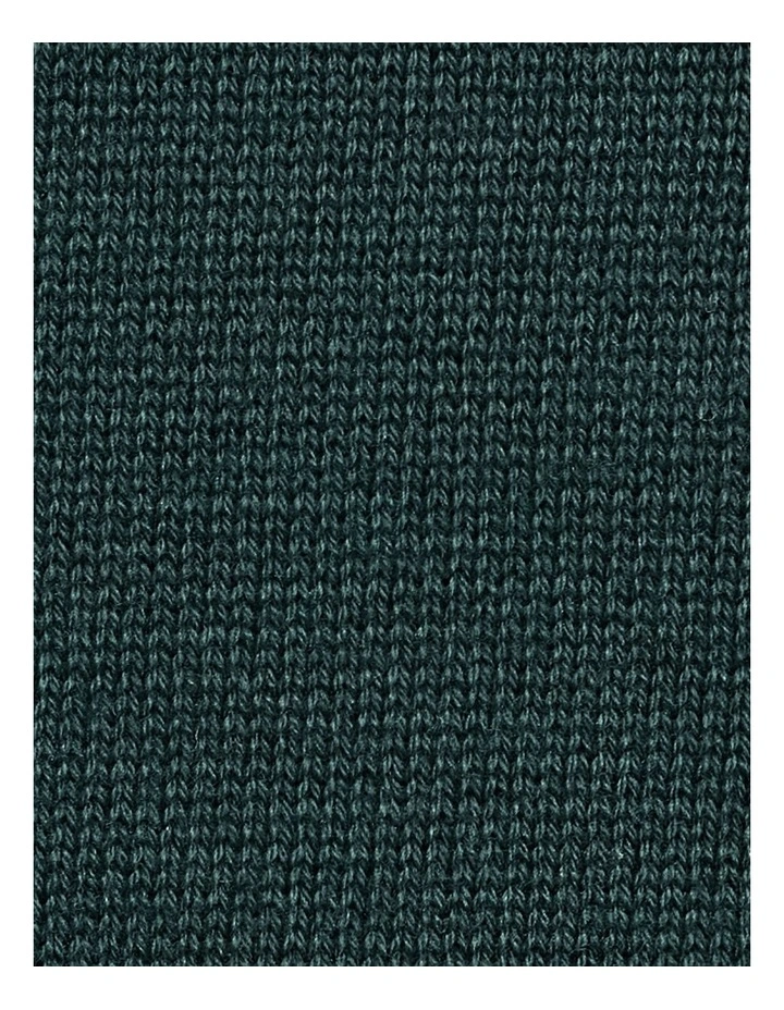 Essential V Neck Sweater in Pine image 5