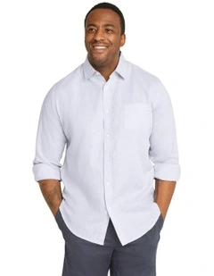 Anders Linen Shirt in Lilac