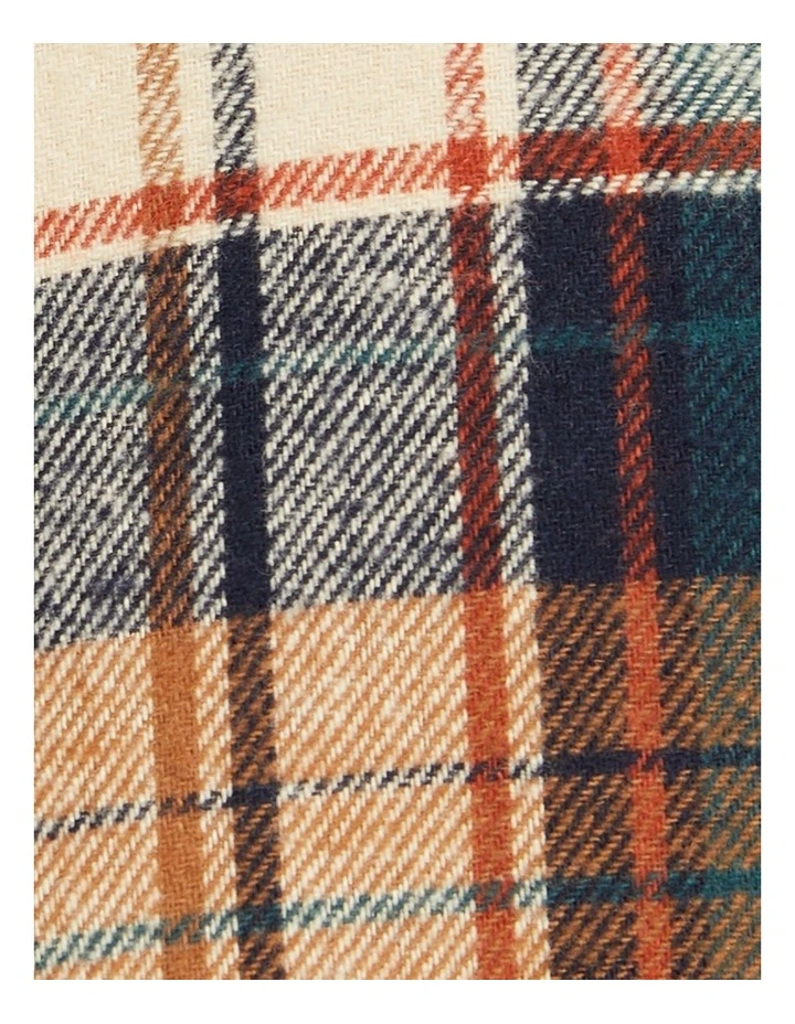 Jasper Brushed Check Shirt in Tan image 5