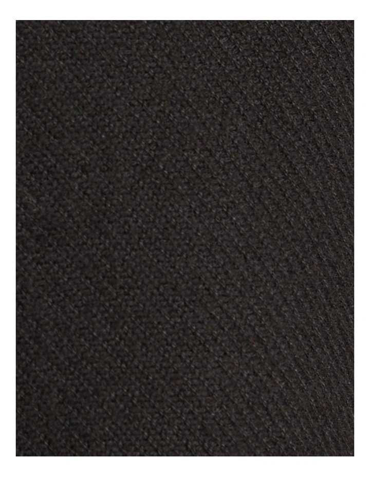 Braydon Brushed Overshirt in Black image 5