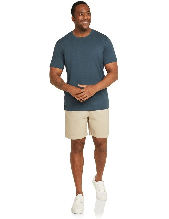 Essential Crew Neck Tee in Peacock image 4