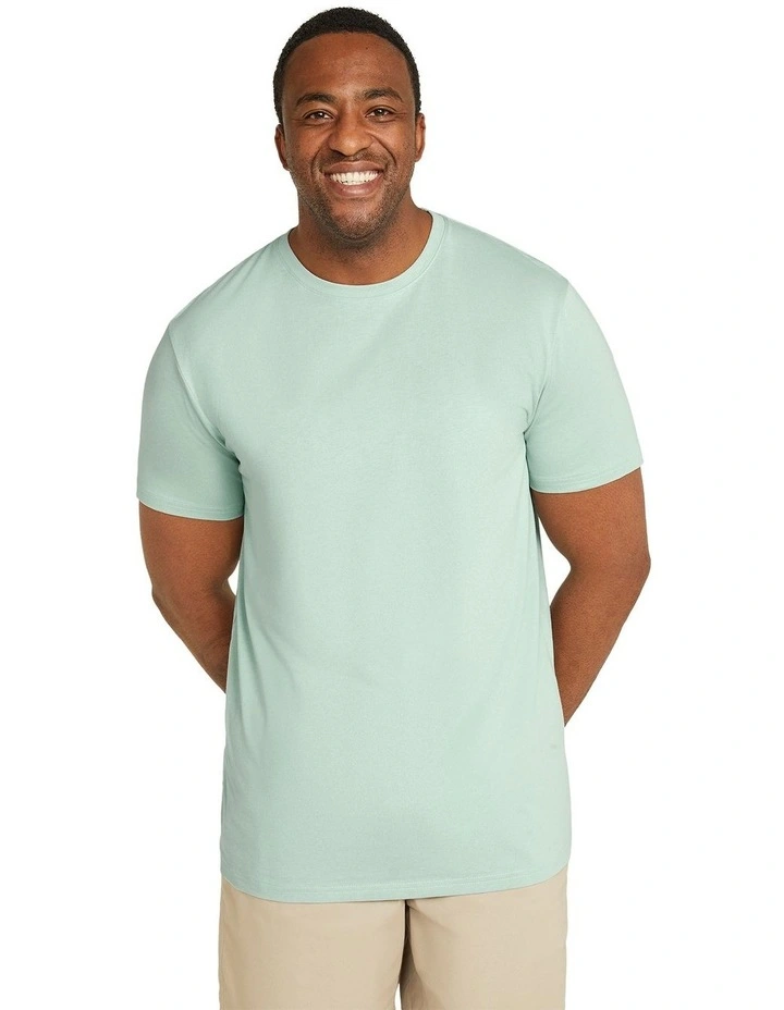 Essential Longline Scoop Tee in Mint image 1