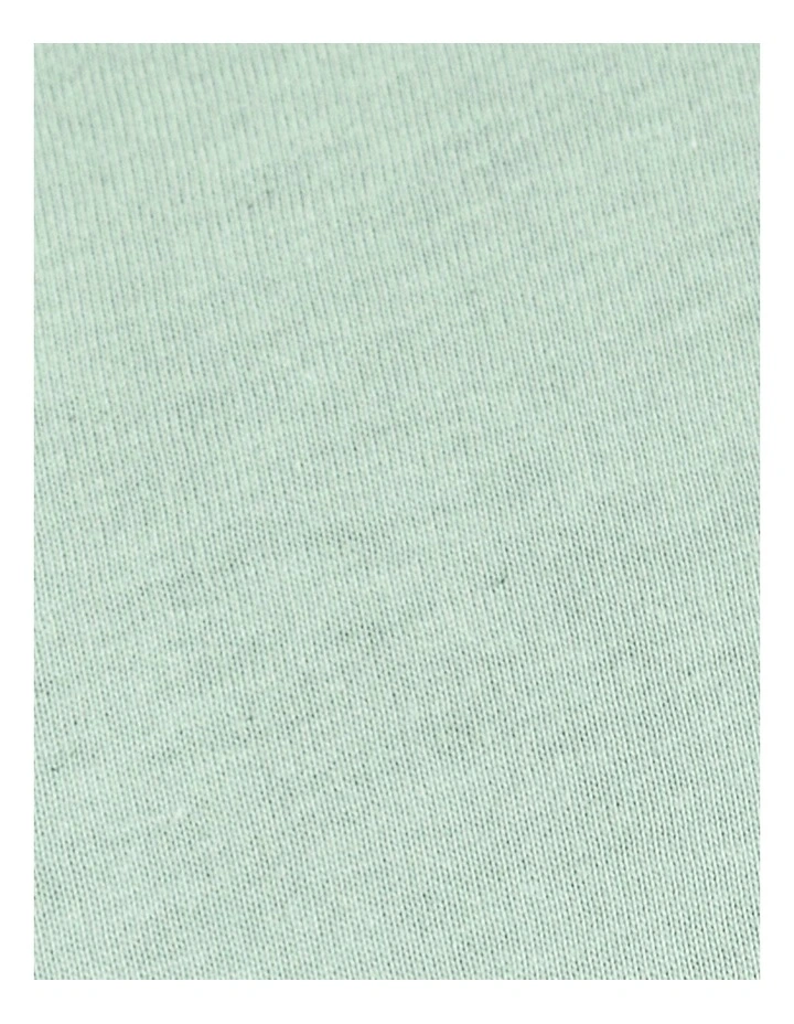 Essential Longline Scoop Tee in Mint image 4