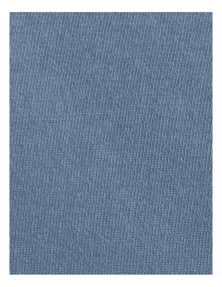 Essential V Neck Tee in Cornflower image 5