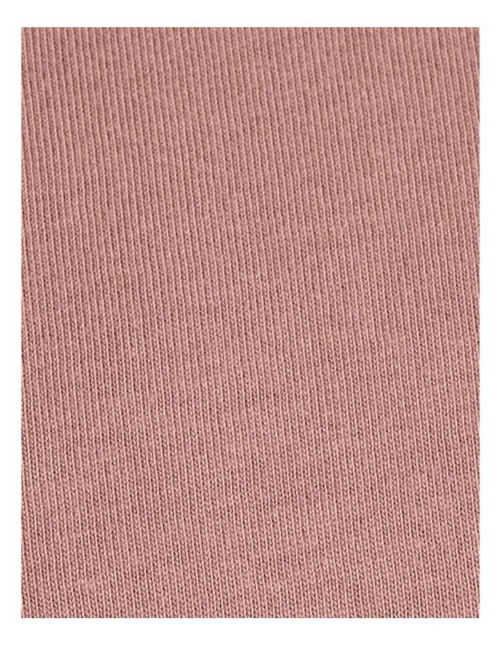 Essential Crew Neck Tee in Rose image 5