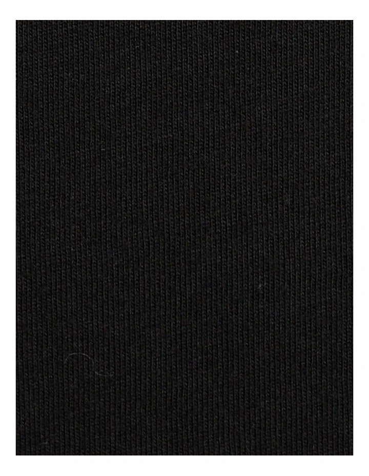 Retro Motor Crew Neck Tee in Black image 5