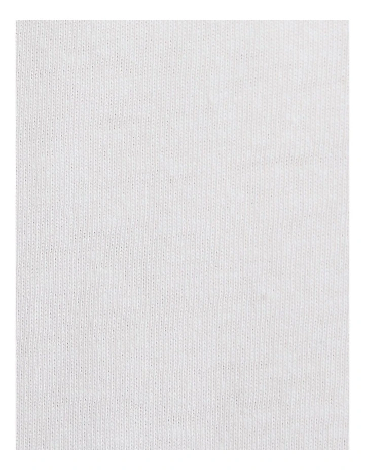 Montage Longline Tee in White image 5